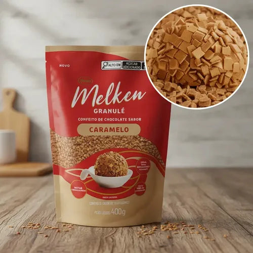 Harald Melken Granulé Caramel Chocolate Sprinkles – 400g