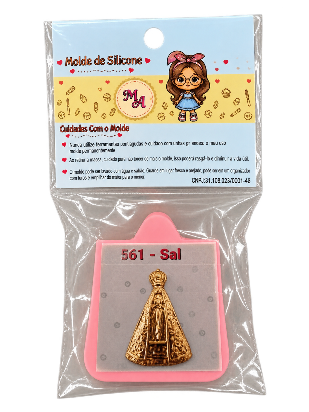 Our Lady of Aparecida Silicone Mould – 561
