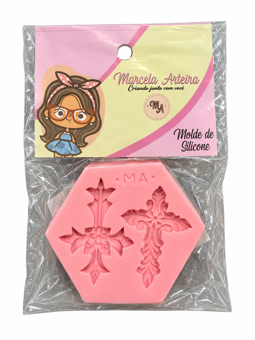 Decorative Crosses Silicone Mould