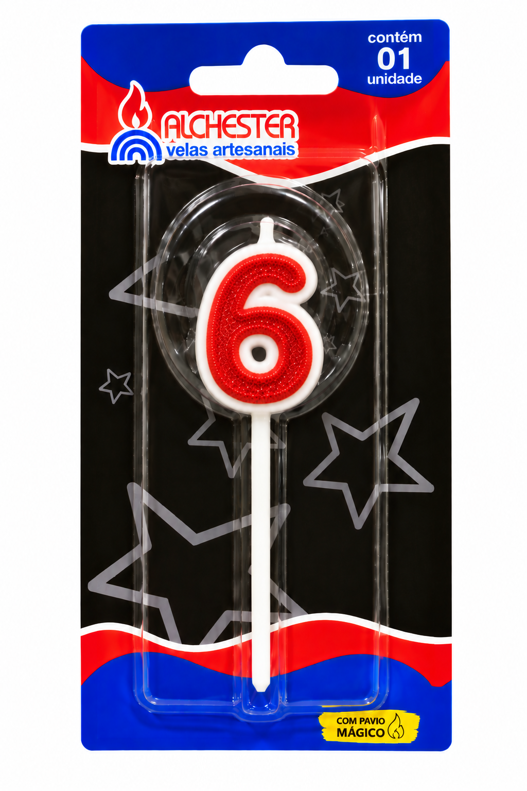 Glitter Number Birthday Cake Candles