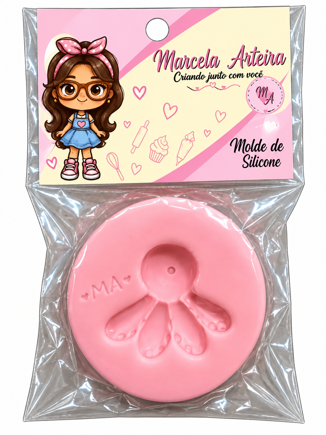 Cute Octopus Silicone Mould