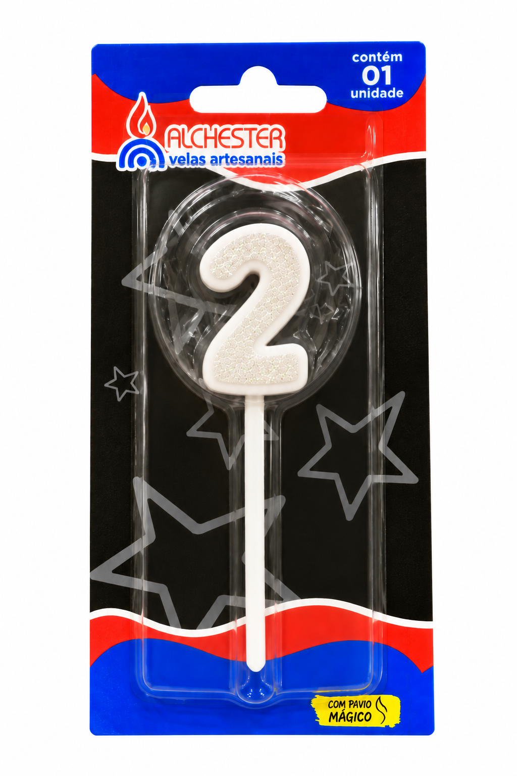 Glitter Number Birthday Cake Candles
