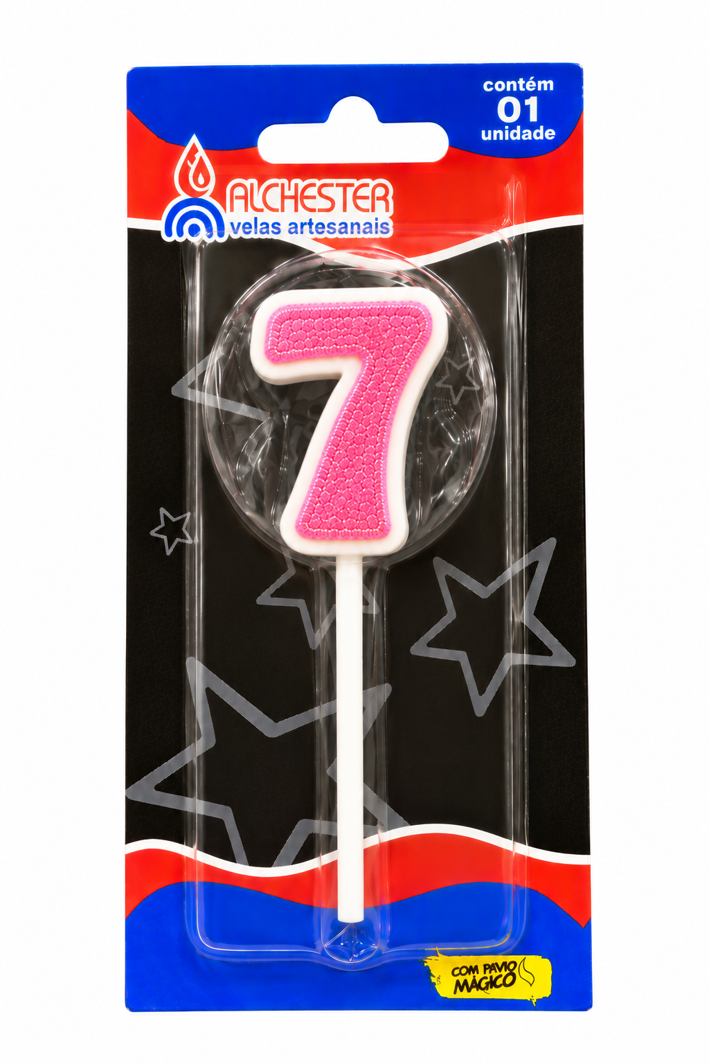 Glitter Number Birthday Cake Candles