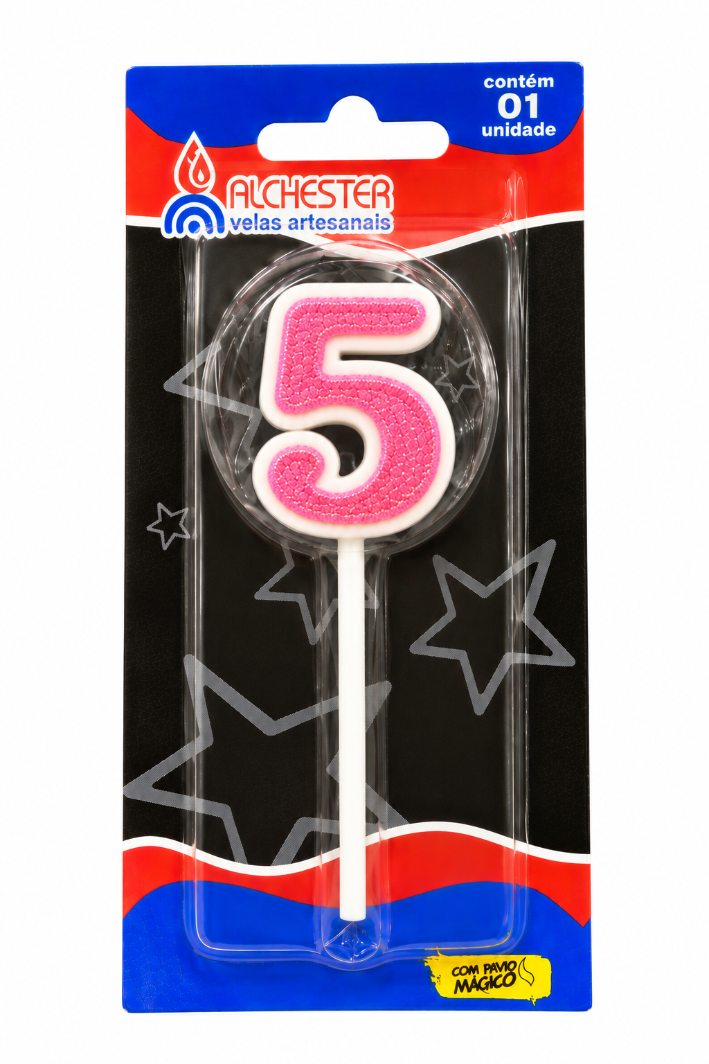 Glitter Number Birthday Cake Candles