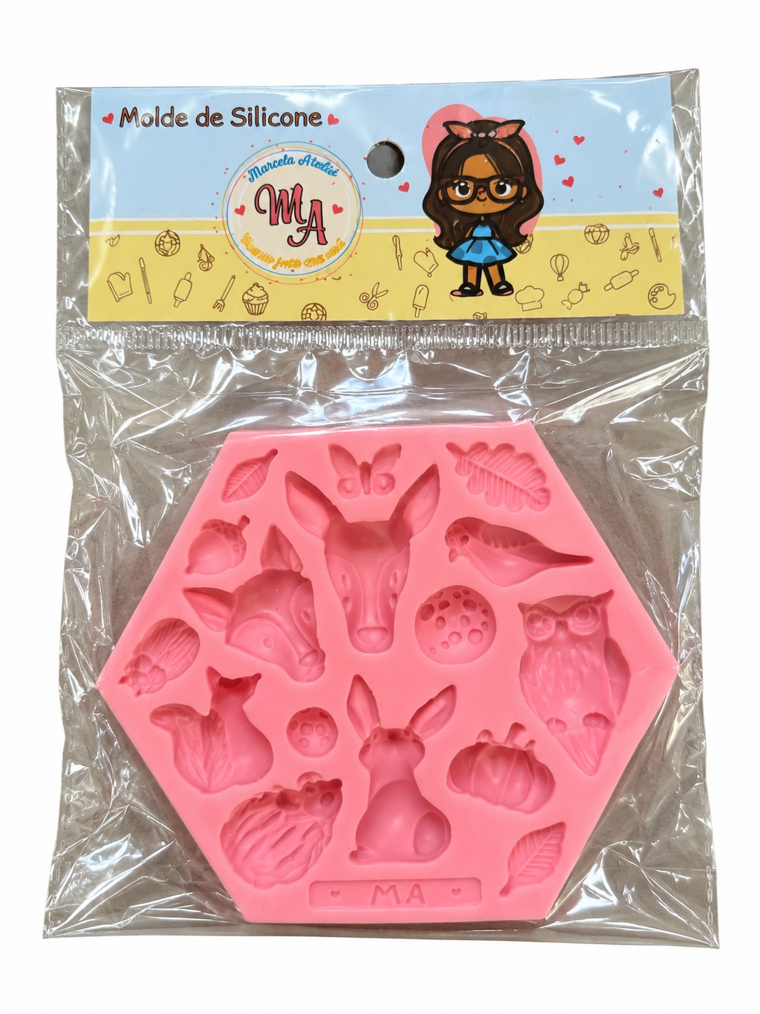Woodland Animals Silicone Mould Set – Marcela Arteira