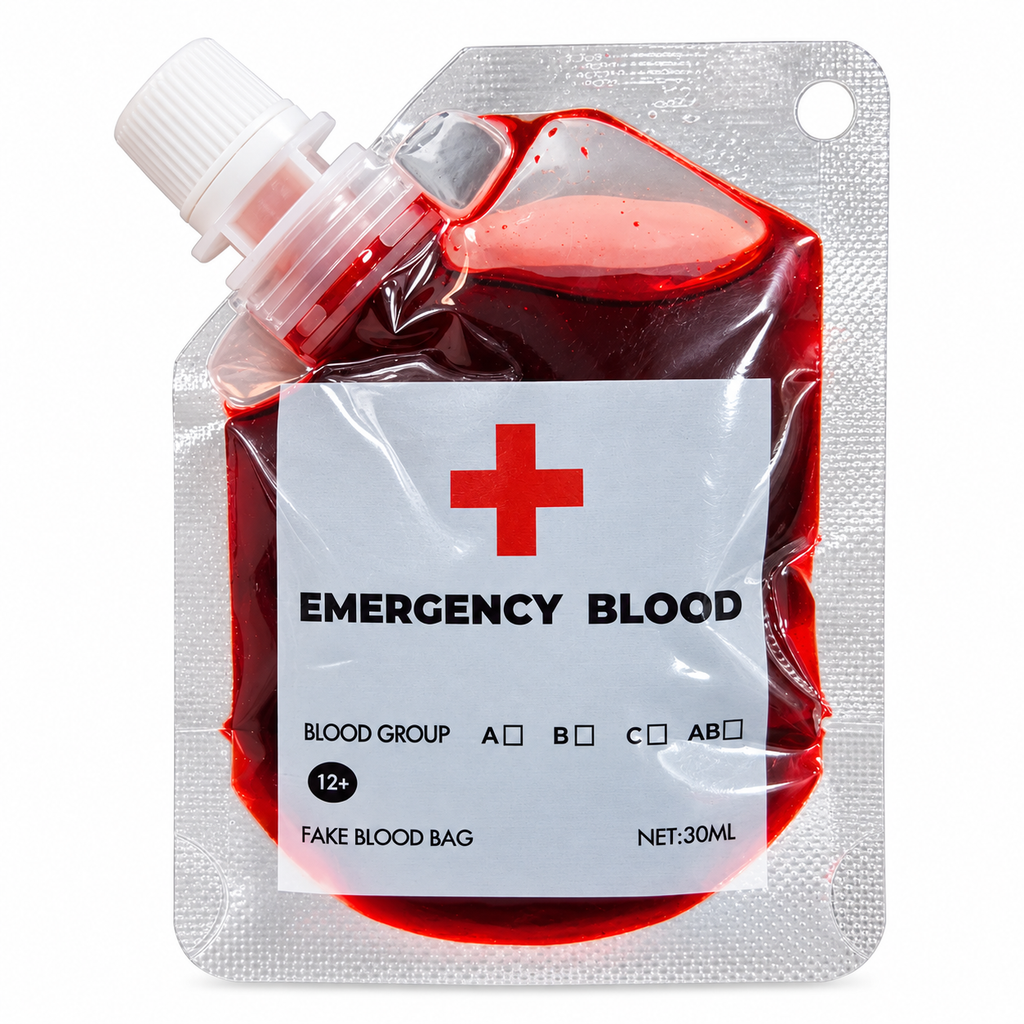 Fake Blood Bag 30 ml – Halloween Special Effects