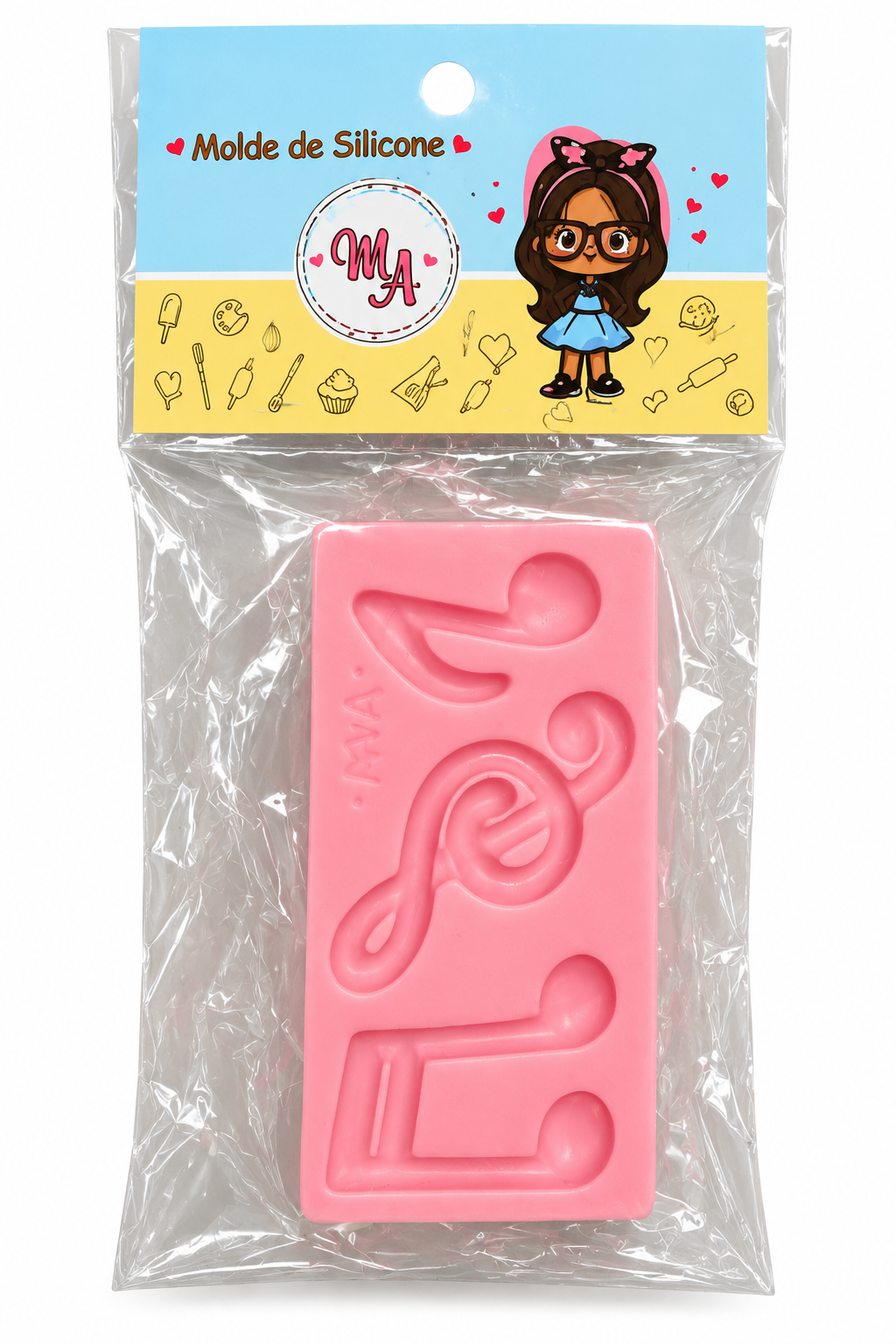 Musical Notes Silicone Mould – 198