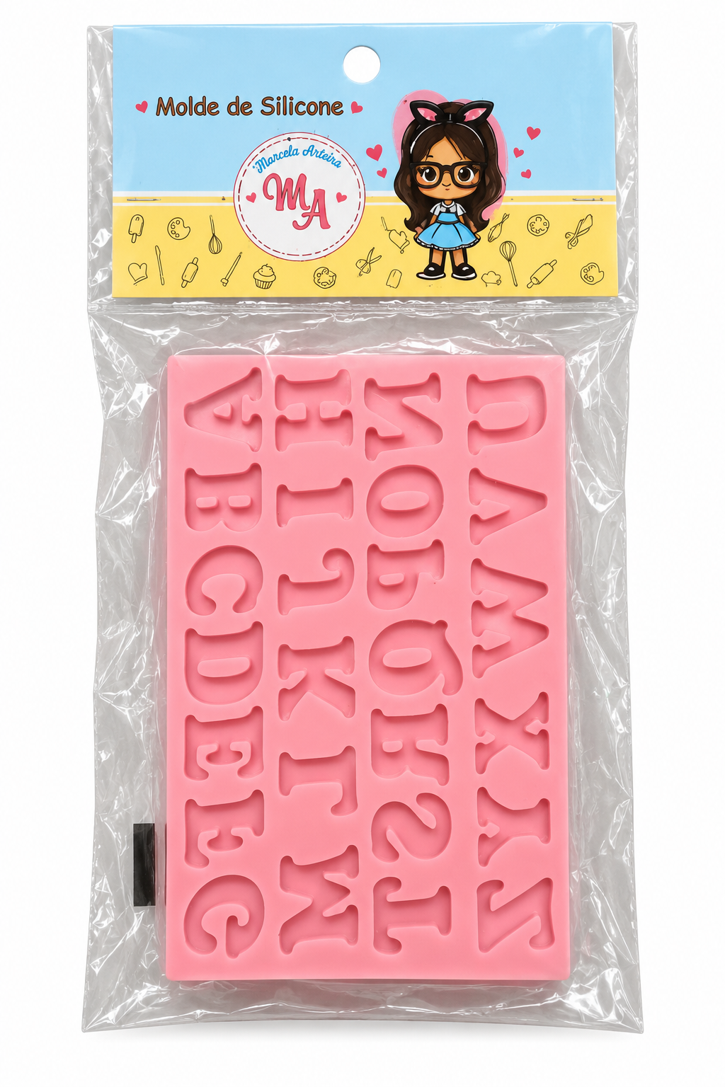 Silicone Alphabet Mould – Letters A to Z