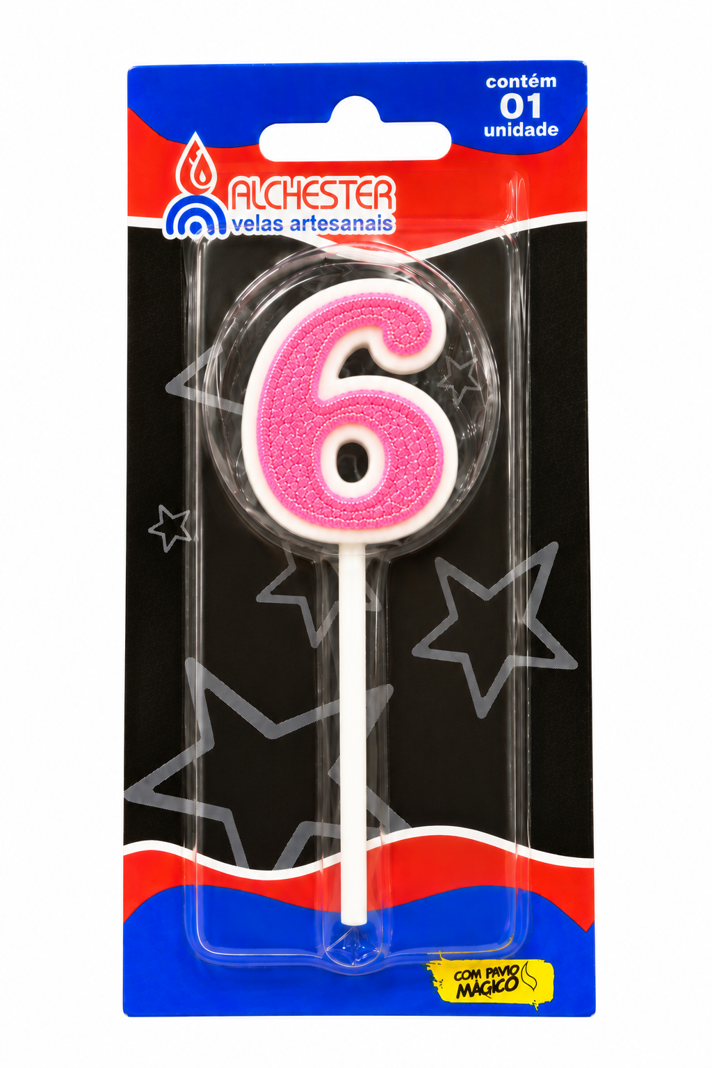 Glitter Number Birthday Cake Candles