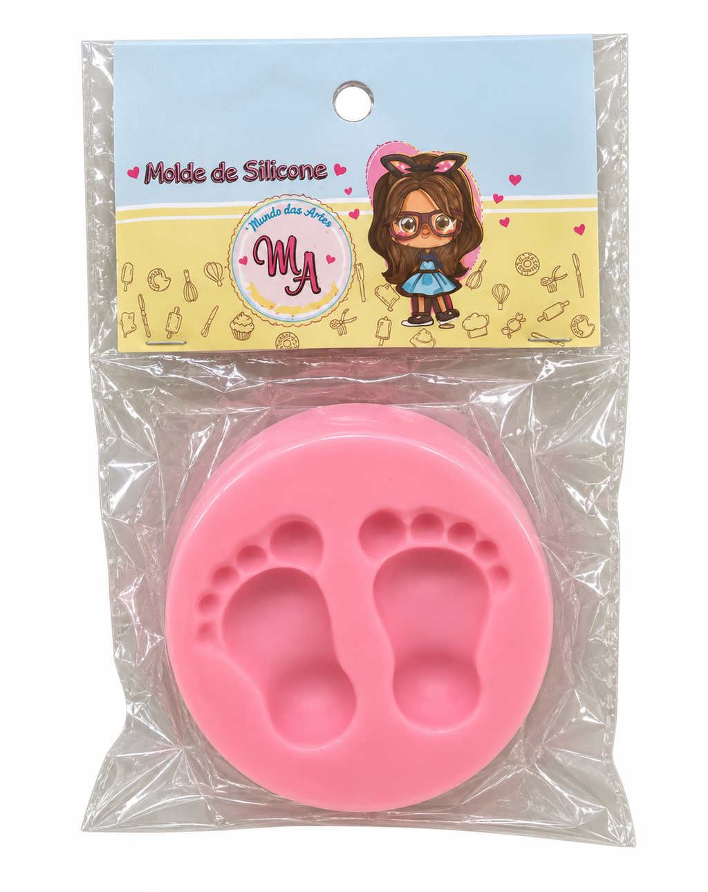 Baby Feet Silicone Mould – Tiny Footprints