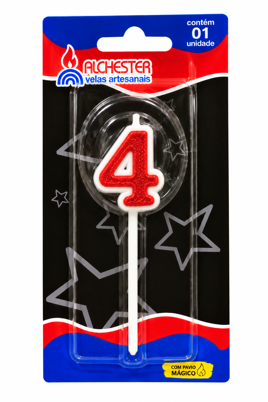 Glitter Number Birthday Cake Candles