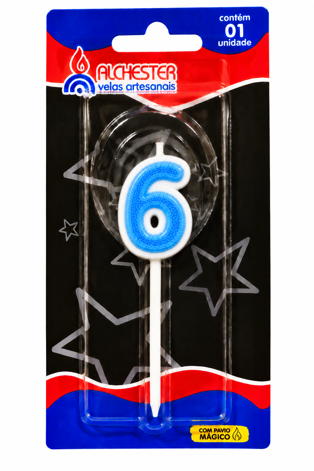Glitter Number Birthday Cake Candles