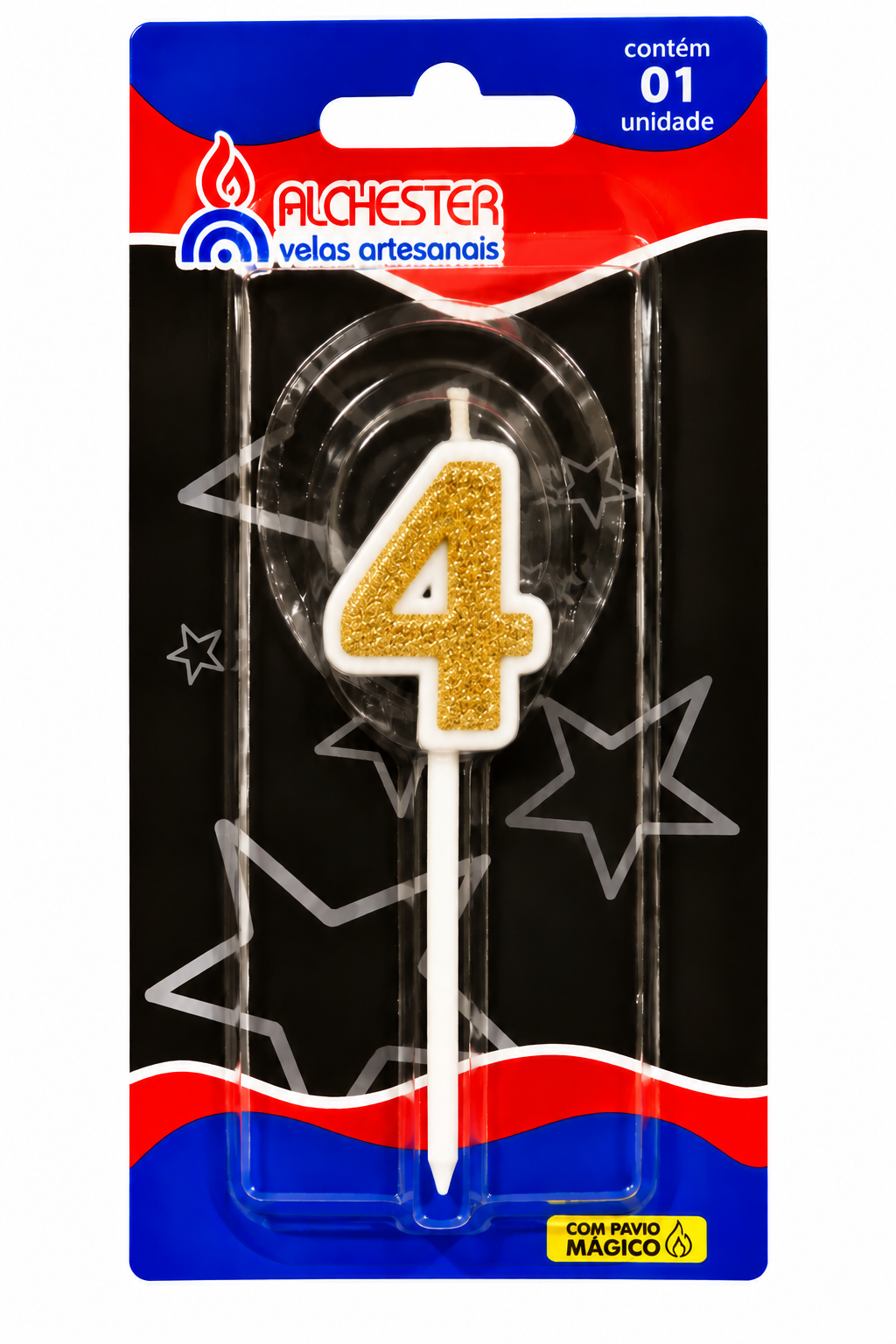 Glitter Number Birthday Cake Candles