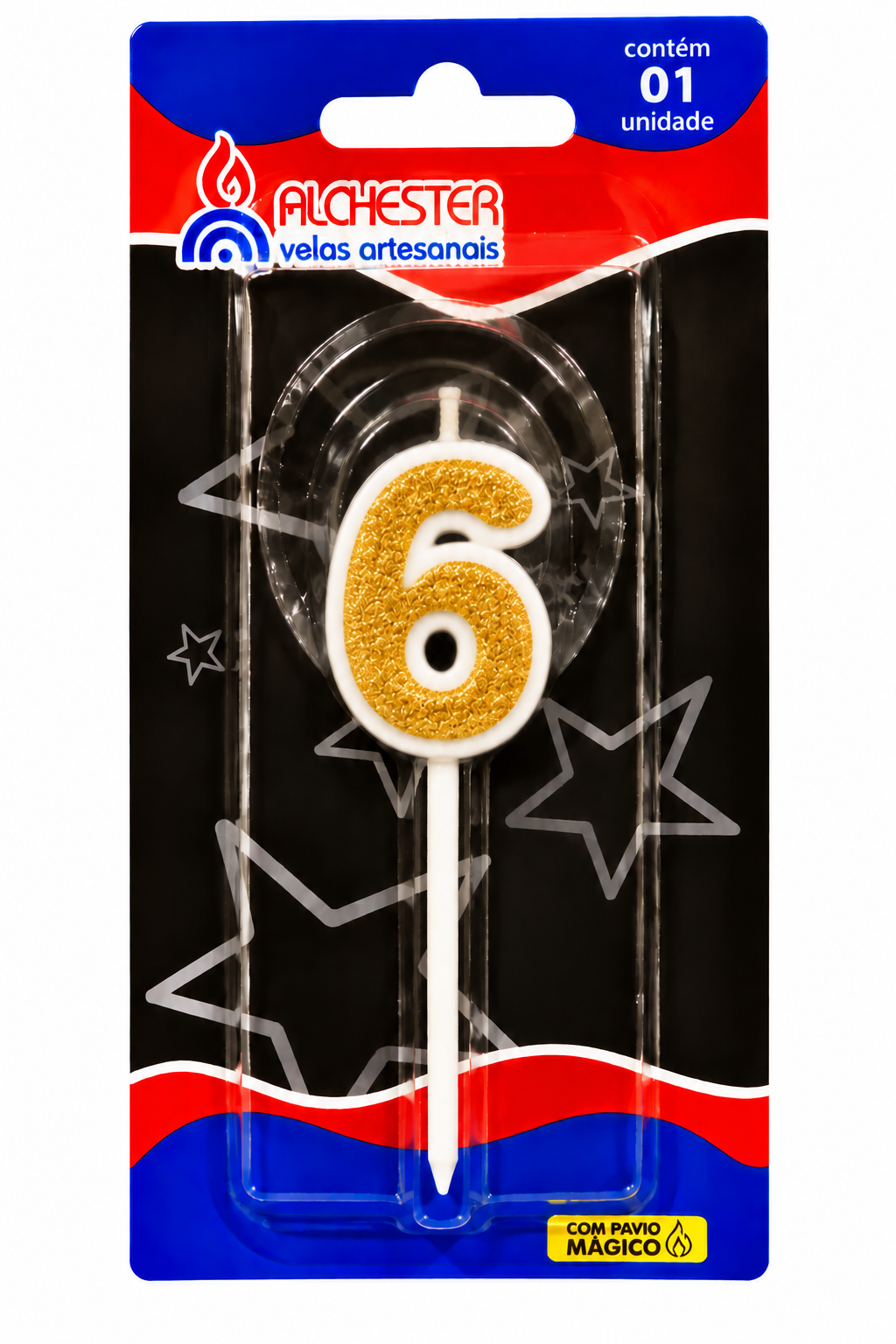 Glitter Number Birthday Cake Candles