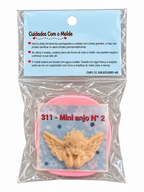Mini Angel Silicone Mould No. 2 – 2 Cavities