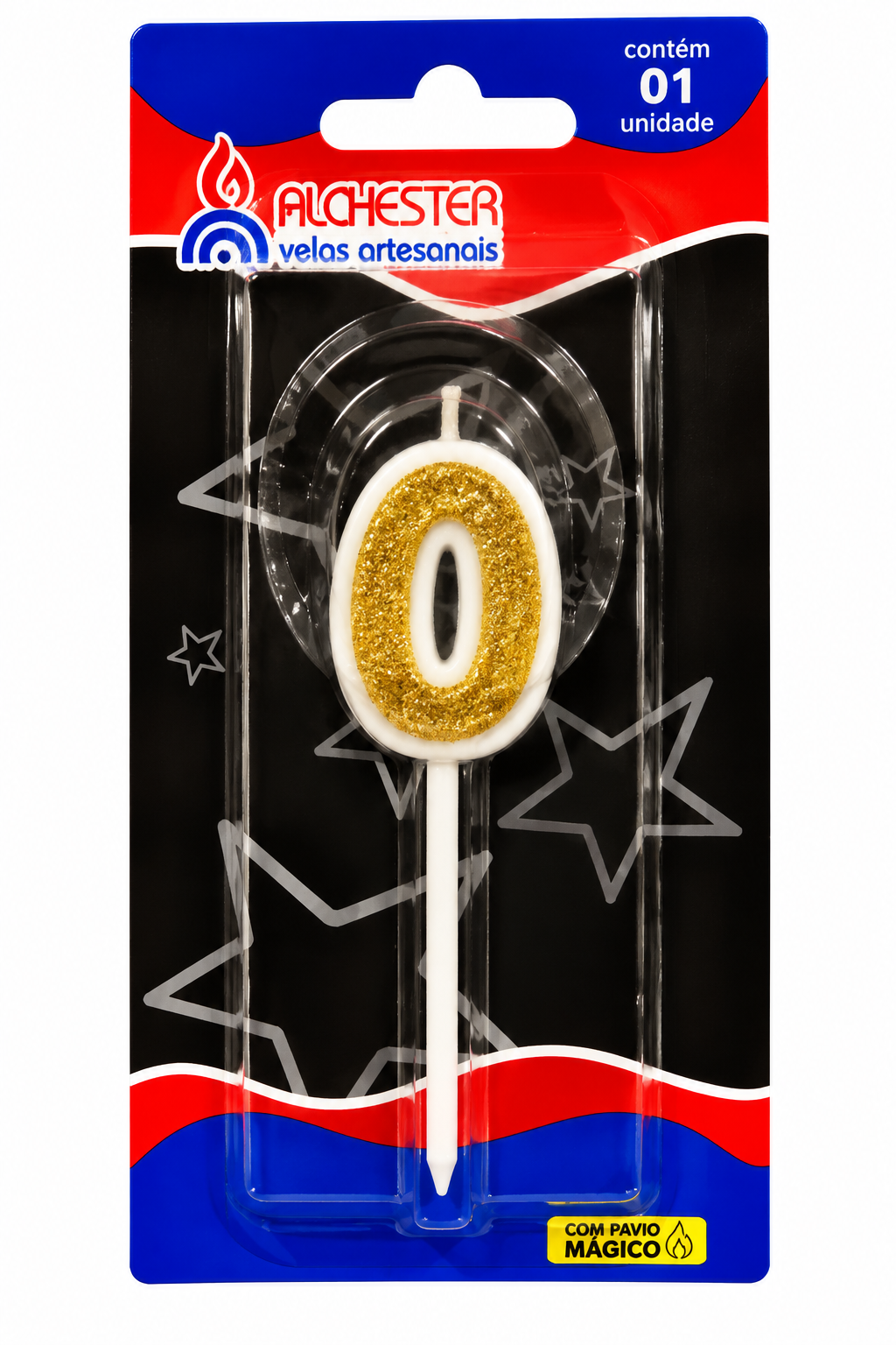 Glitter Number Birthday Cake Candles