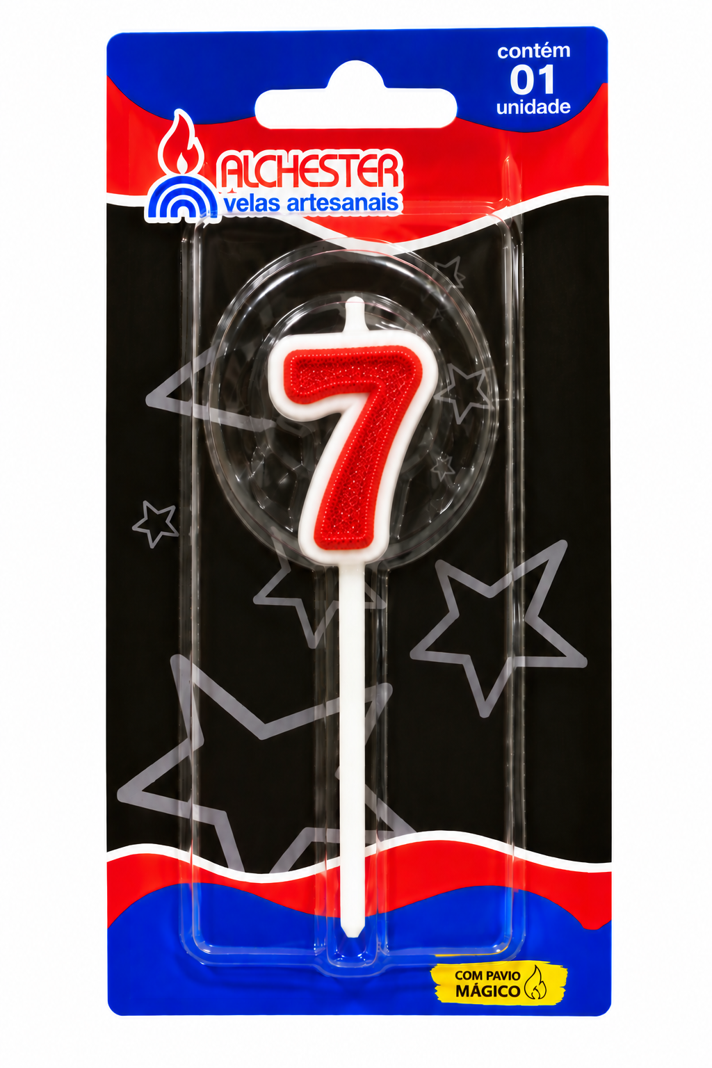 Glitter Number Birthday Cake Candles