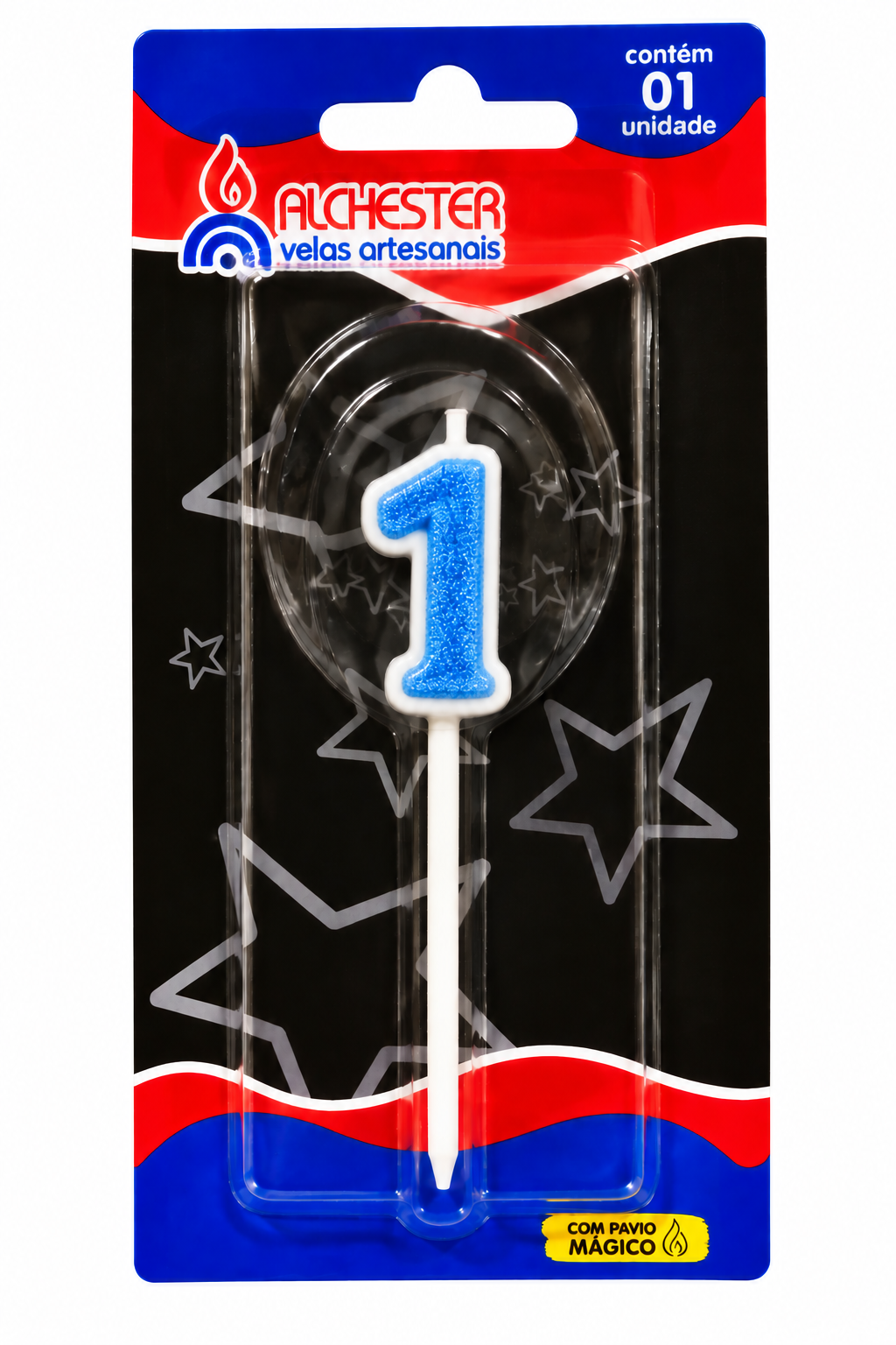 Glitter Number Birthday Cake Candles