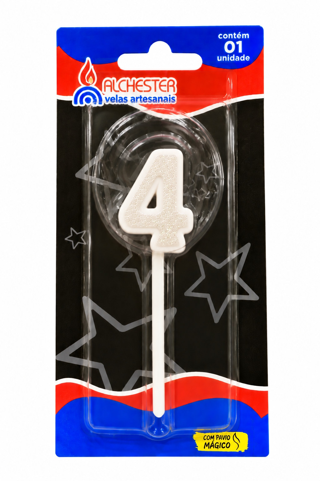 Glitter Number Birthday Cake Candles