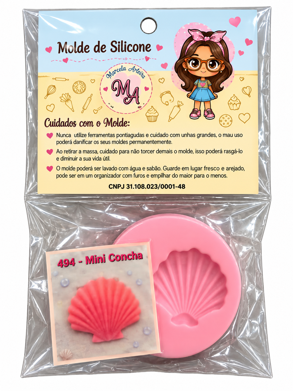 Mini Seashell Silicone Mould