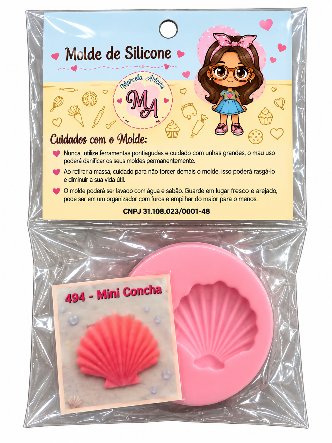 Mini Seashell Silicone Mould