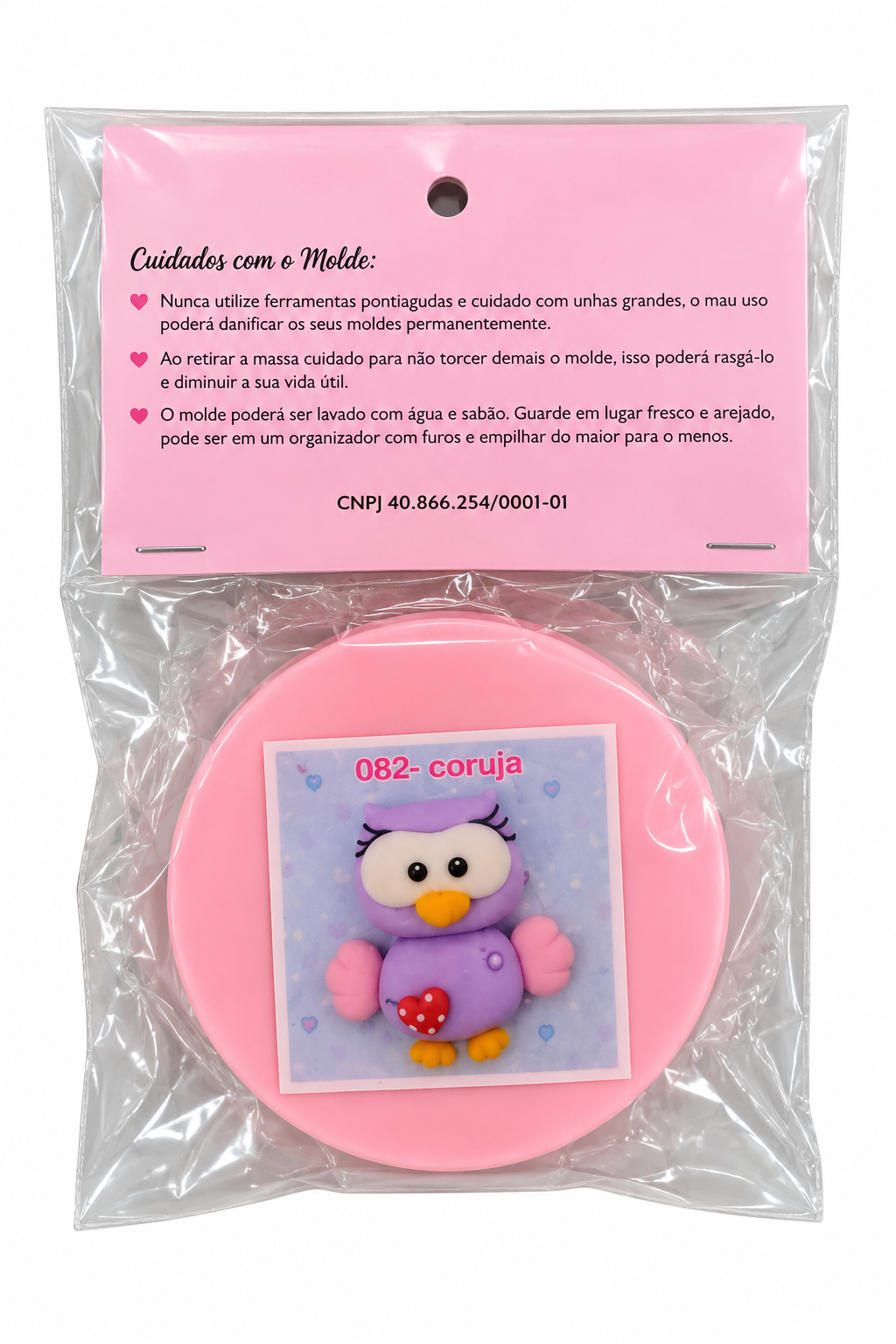 Cute Owl Silicone Mould No. 082 – Corujinha