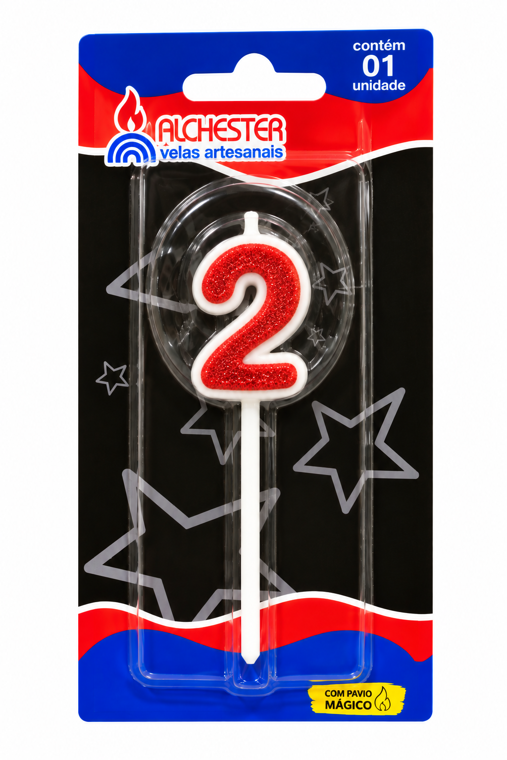 Glitter Number Birthday Cake Candles