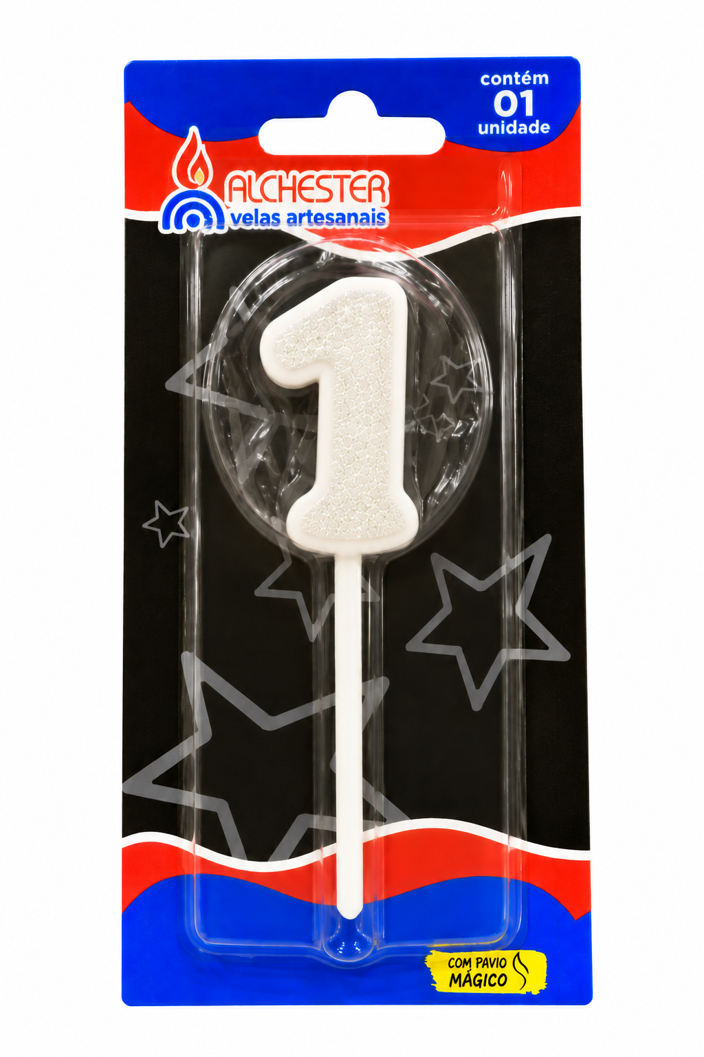 Glitter Number Birthday Cake Candles