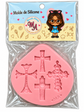 Crosses & Medallions Silicone Mould
