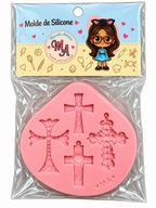 Crosses & Medallions Silicone Mould