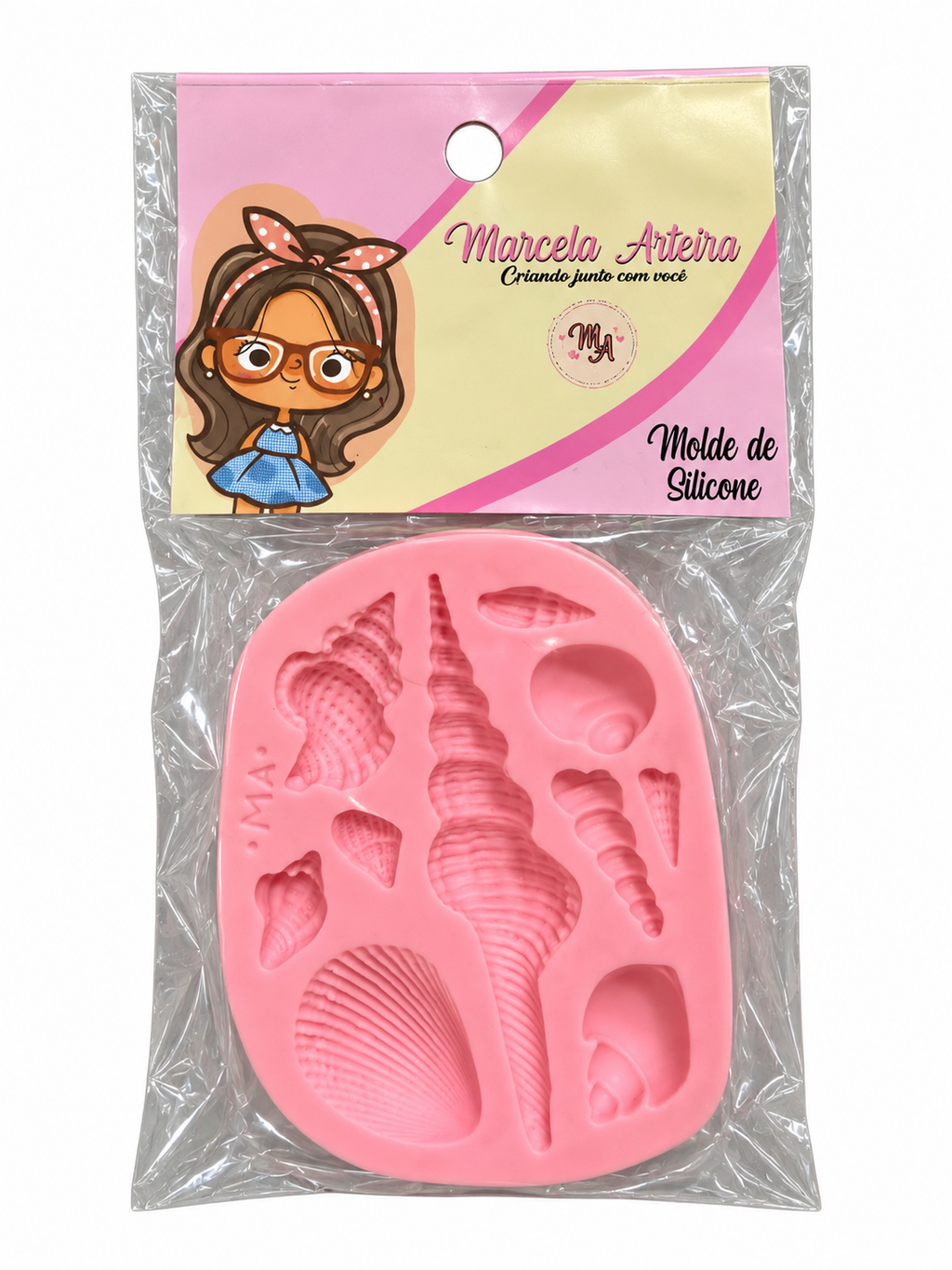 Assorted Seashells Silicone Mould - 269