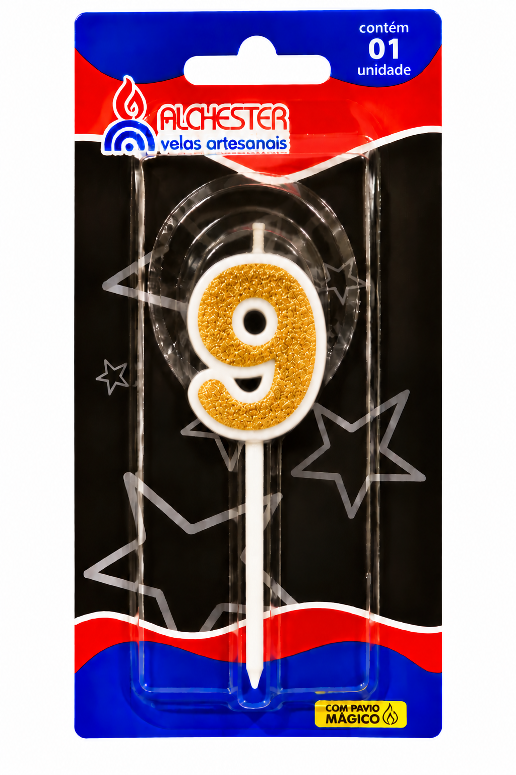 Glitter Number Birthday Cake Candles