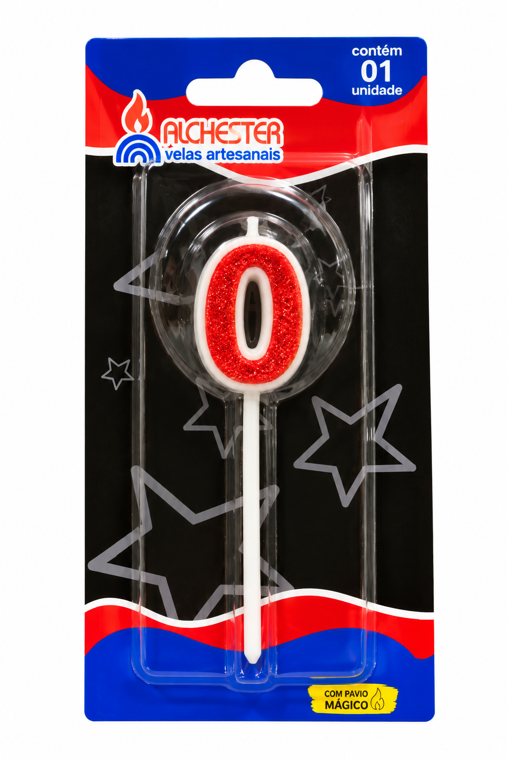 Glitter Number Birthday Cake Candles