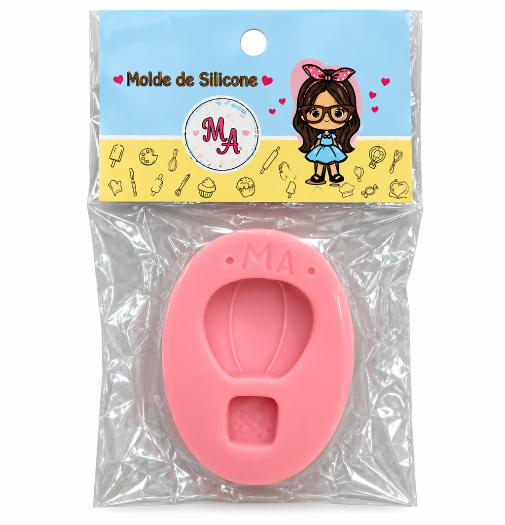 Cute Hot Air Balloon Silicone Mould – 74
