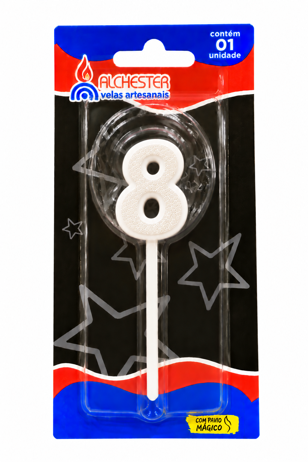 Glitter Number Birthday Cake Candles