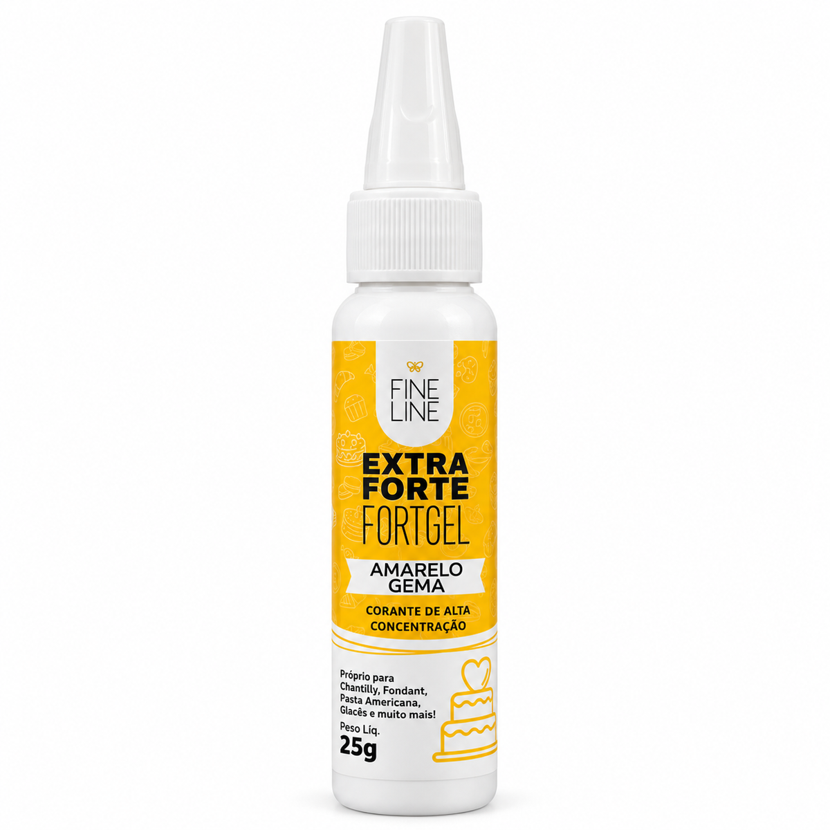 Fine Line Fortgel Extra Strong Gel Food Colouring 25g