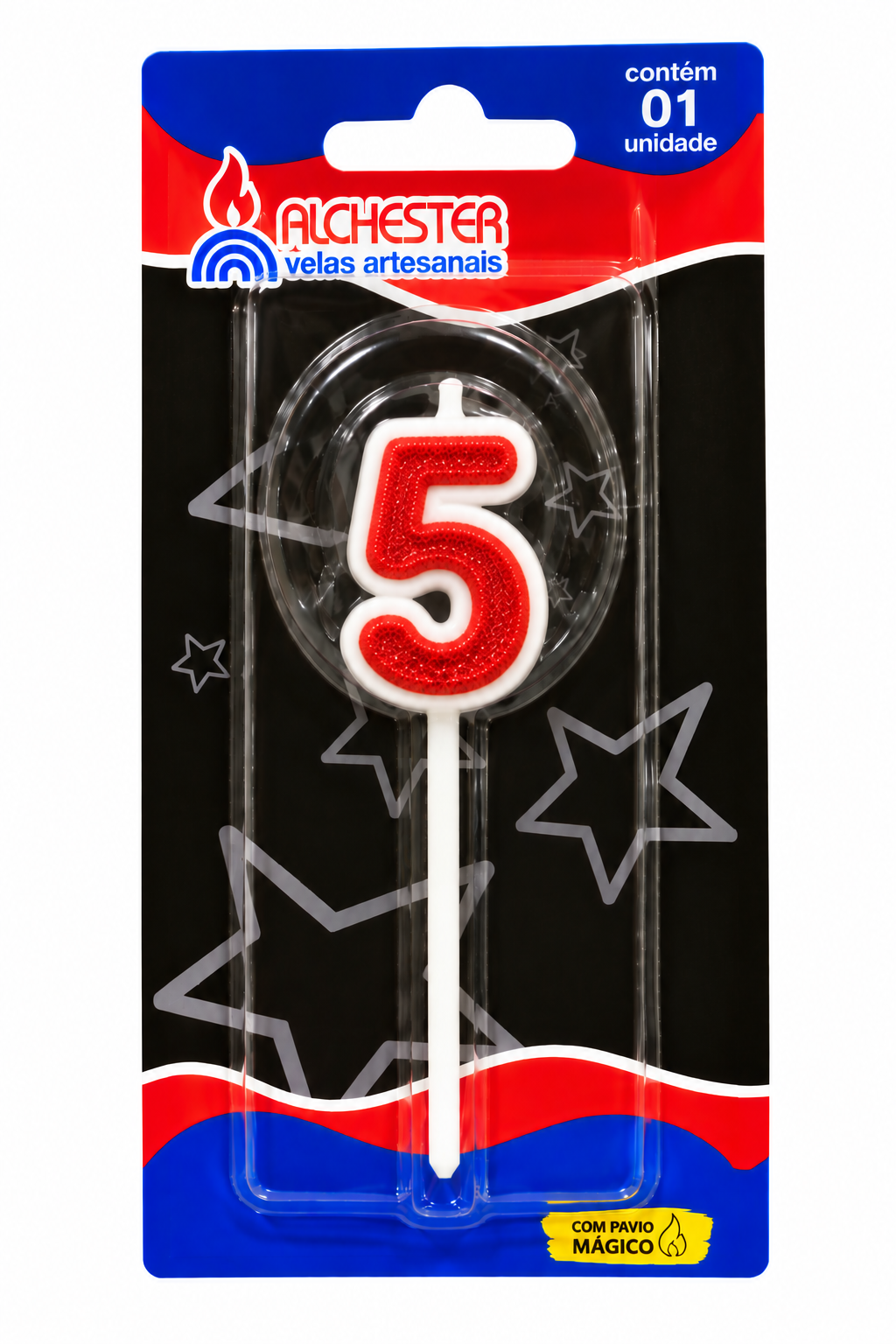 Glitter Number Birthday Cake Candles