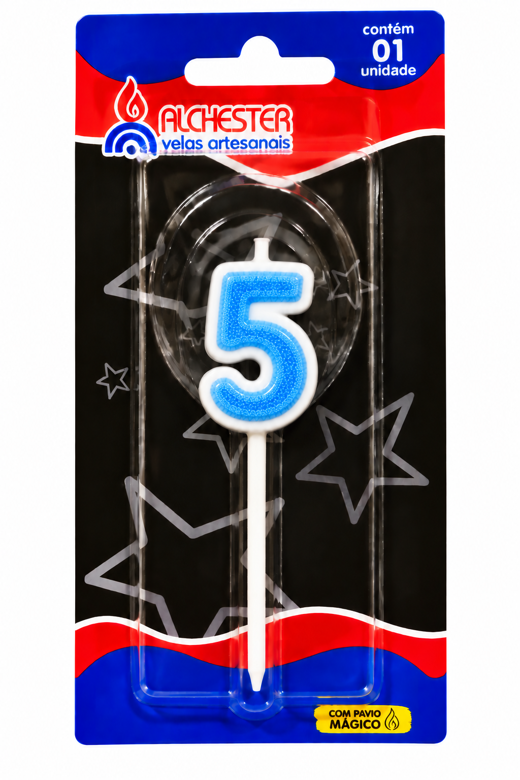 Glitter Number Birthday Cake Candles