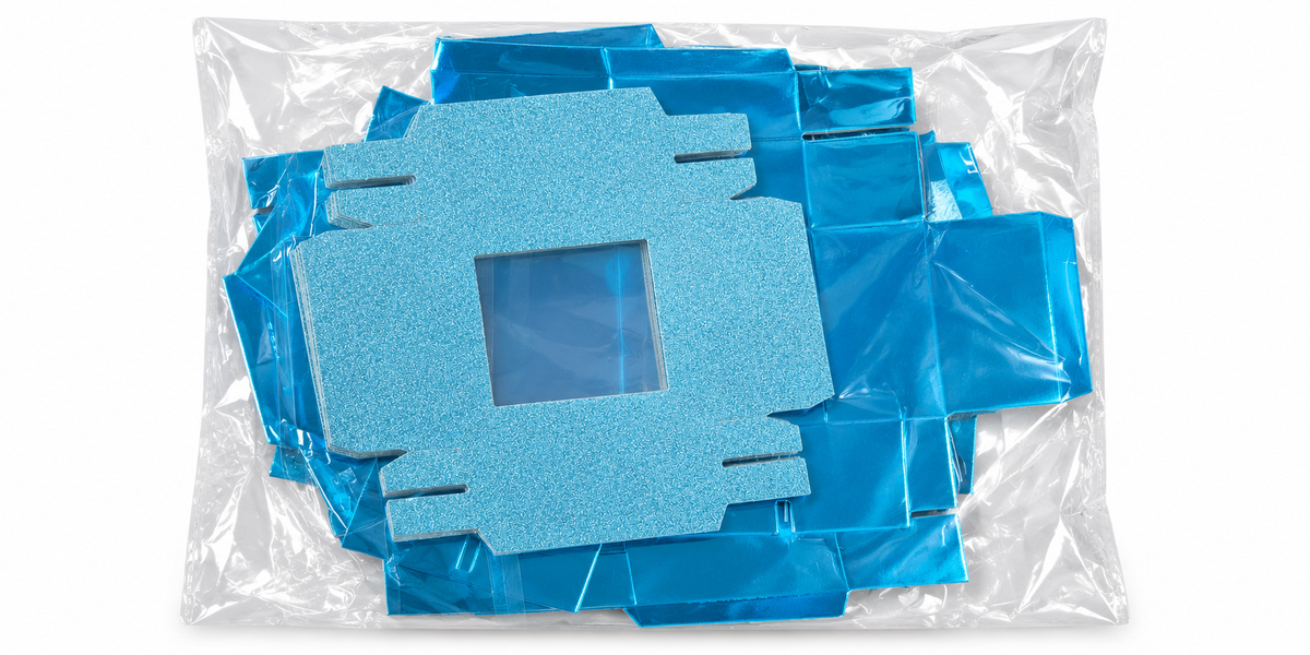 Glitter Window Sweet Box – Holds 4 Sweets