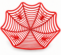 Halloween Spider Web Basket – Purple, Orange & Red