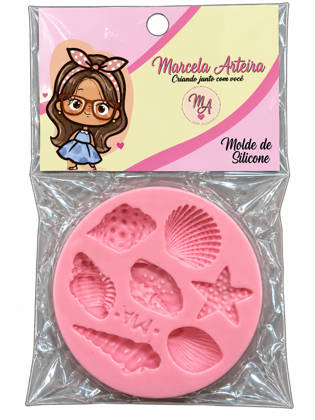 Under the Sea Silicone Mould – Seashells & Starfish