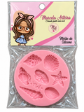 Under the Sea Silicone Mould – Seashells & Starfish