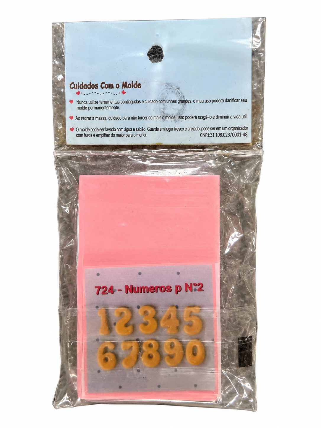 Silicone Number Mould – Numbers 0–9 for Cake Decorating