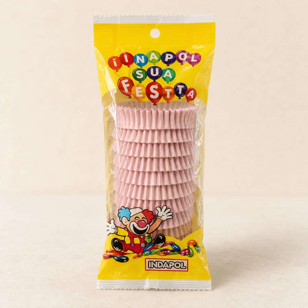 [color:light-pink] Light pink Indapol traditional paper sweet cases packaging