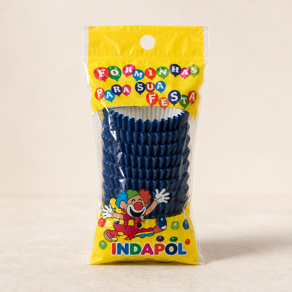 [color:blue] Blue Indapol traditional paper sweet cases packaging