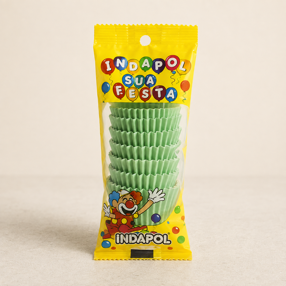 [color:lime-green] Lime green Indapol traditional paper sweet cases packaging