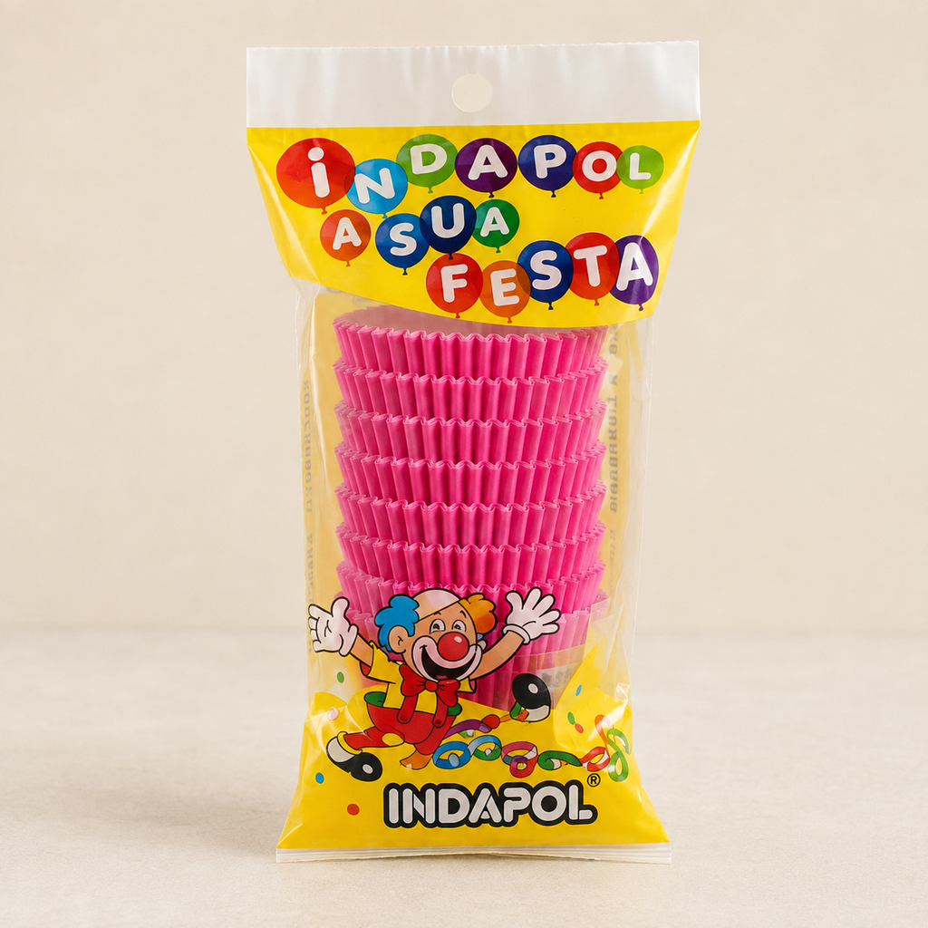 [color:pink] Pink Indapol traditional paper sweet cases packaging