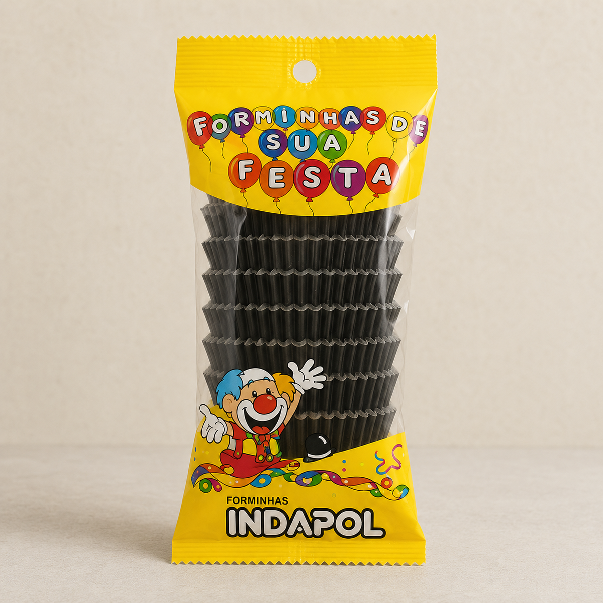 [color:black] Black Indapol traditional paper sweet cases packaging
