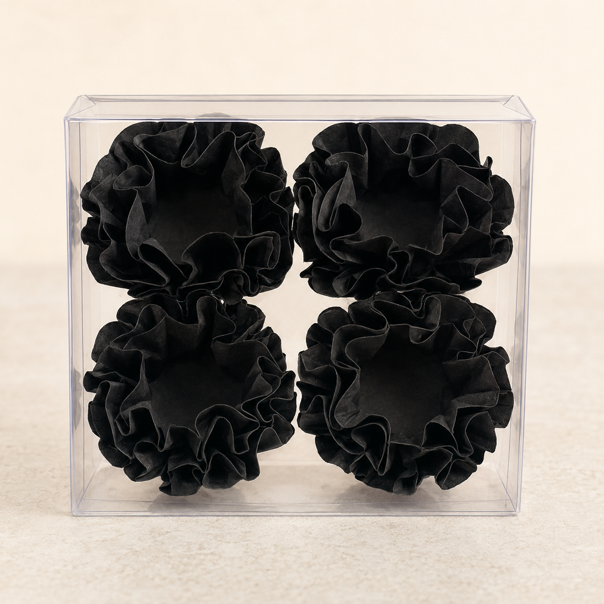 [color] Black Mega Festas luxury flower sweet wrappers packaging