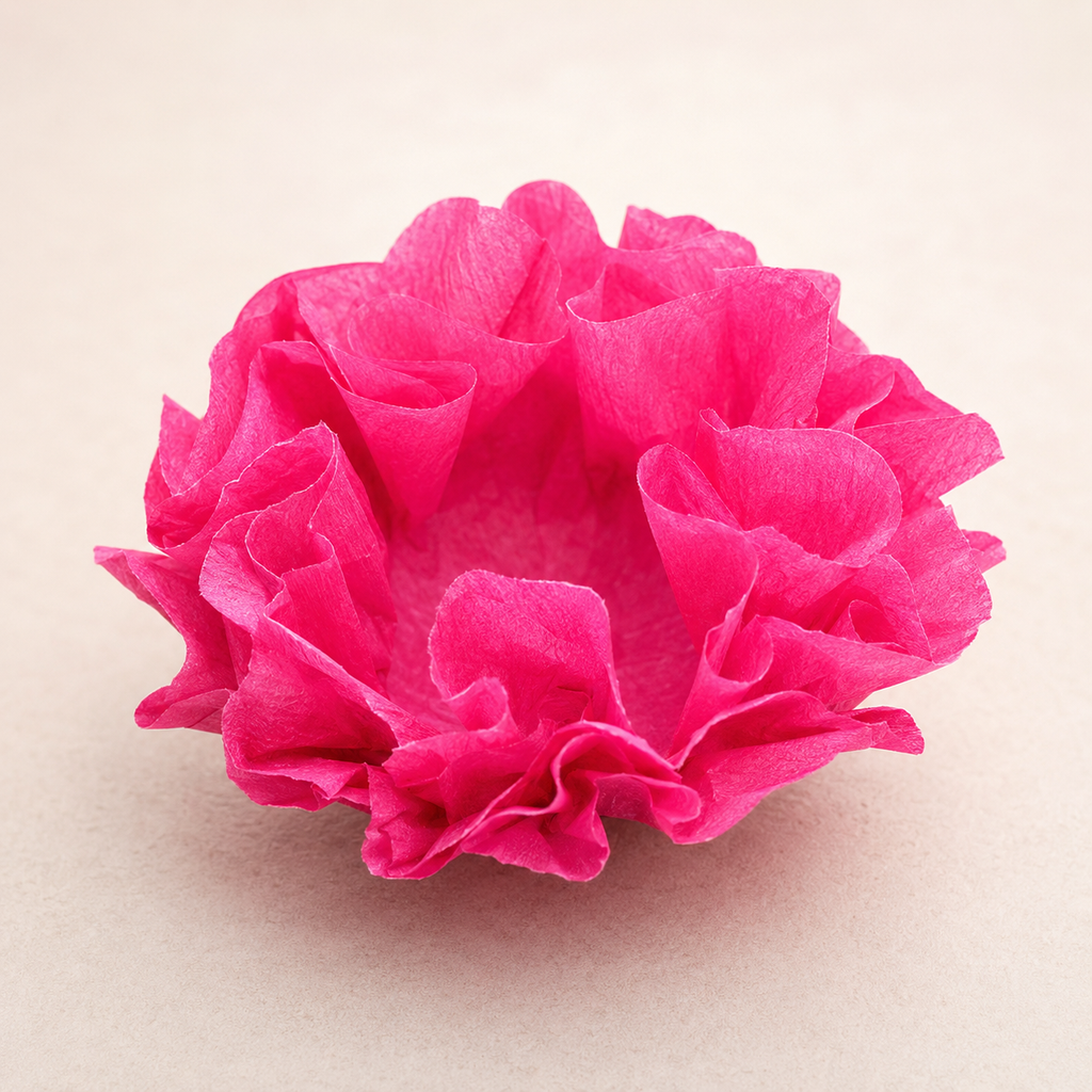 [color] Pink Mega Festas luxury flower sweet wrapper